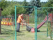 Práce na školní zahradě